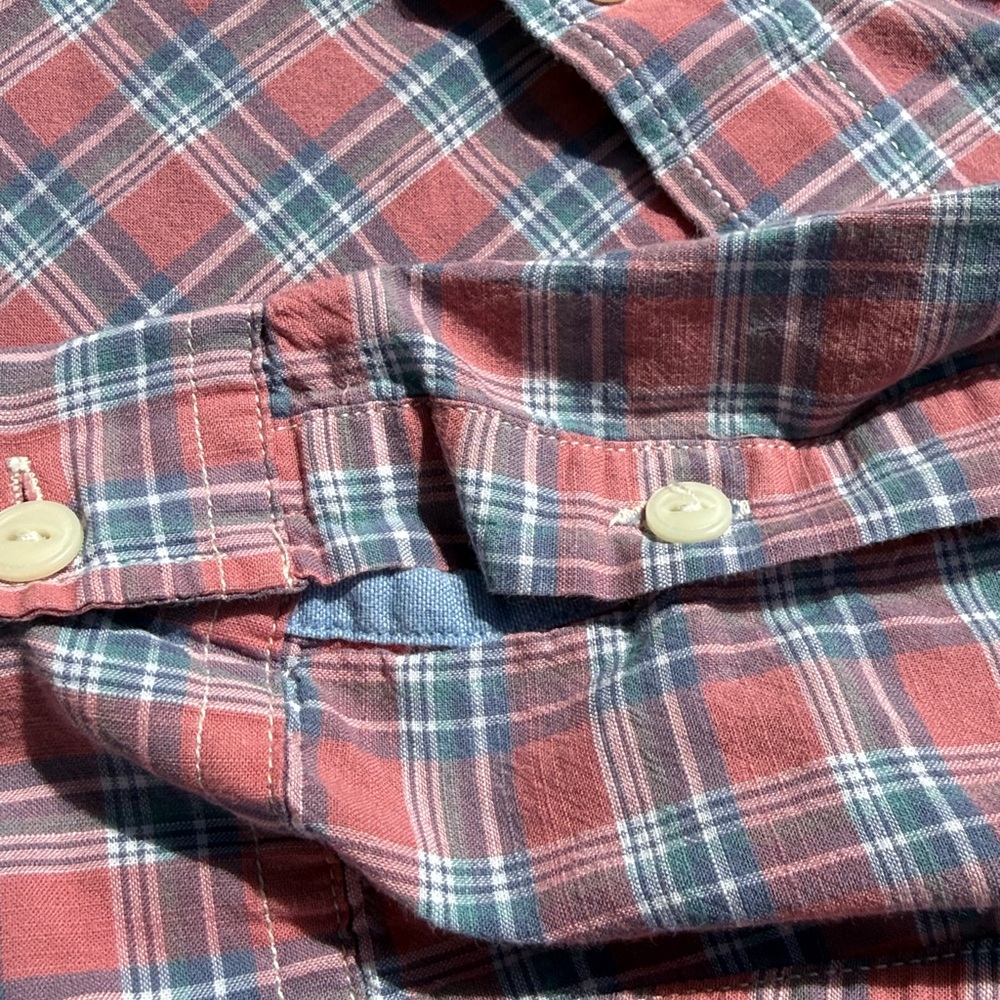 Faherty Red and Blue Checkered Shirt - Picture 12 of 16